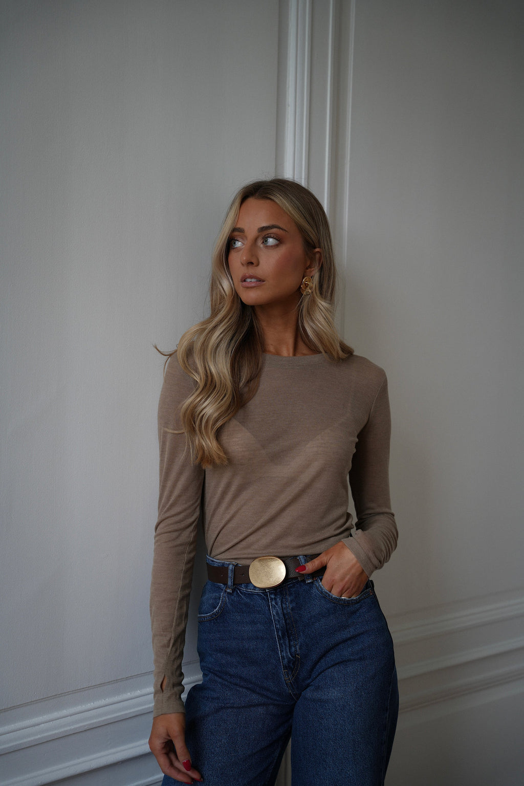 T-Shirt Manches Longues Gael - Beige
