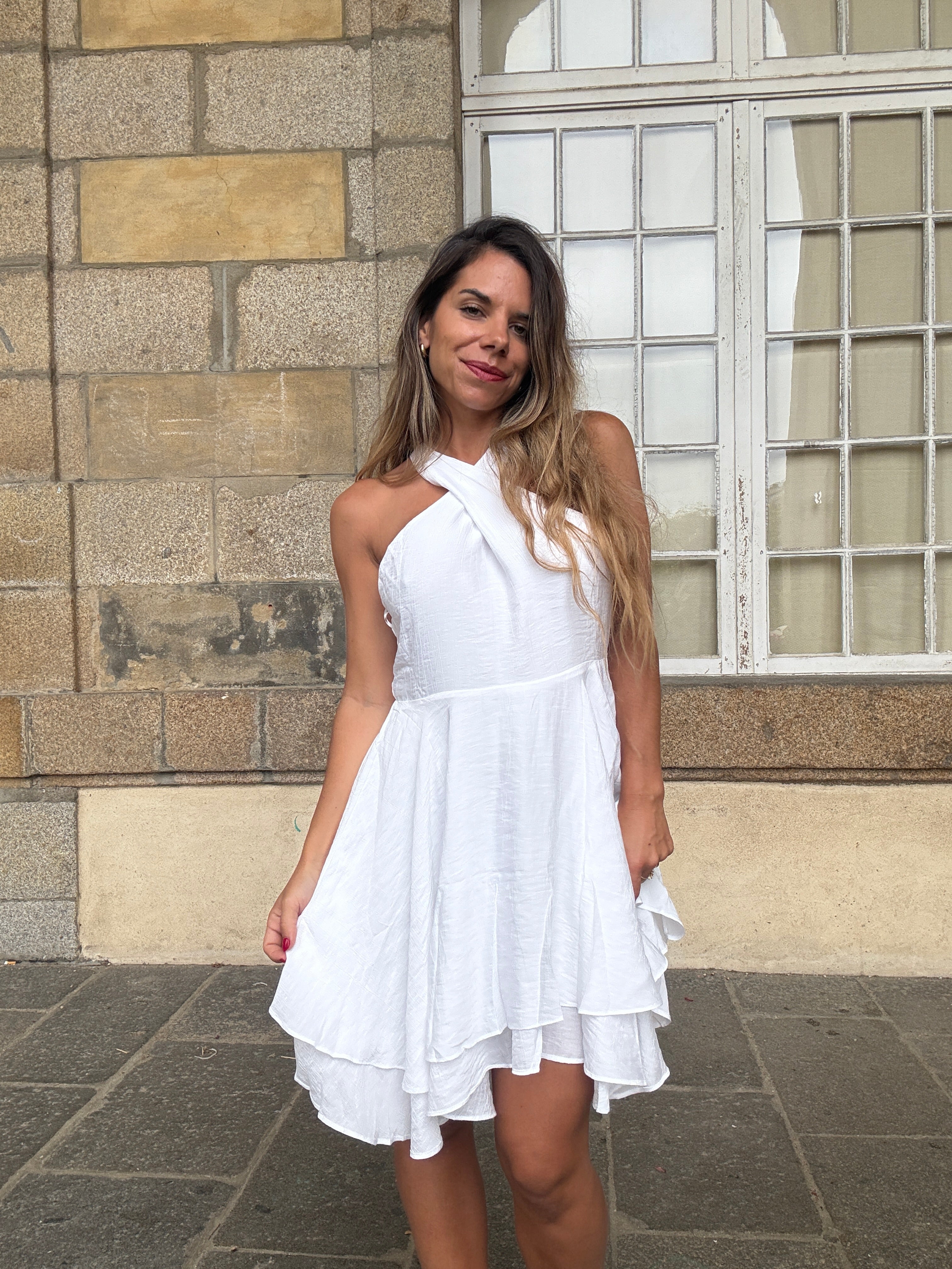 Albane White Dress