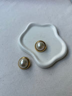 Pendientes David Grau Vintage - Perlas Blancas Irisadas