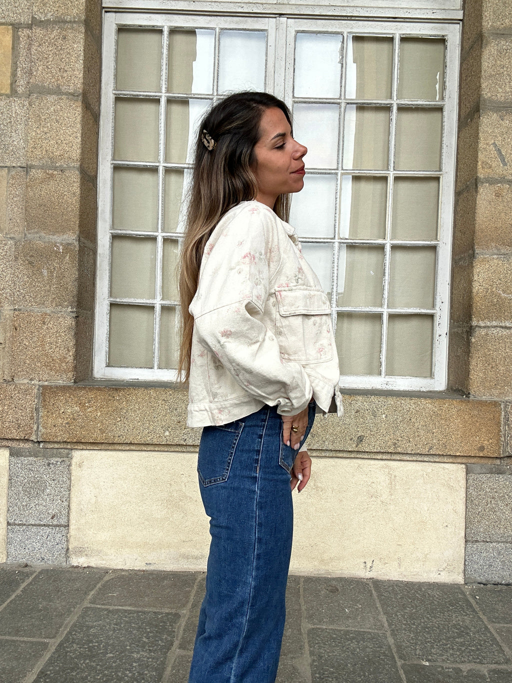 Veste Fleurie Jade