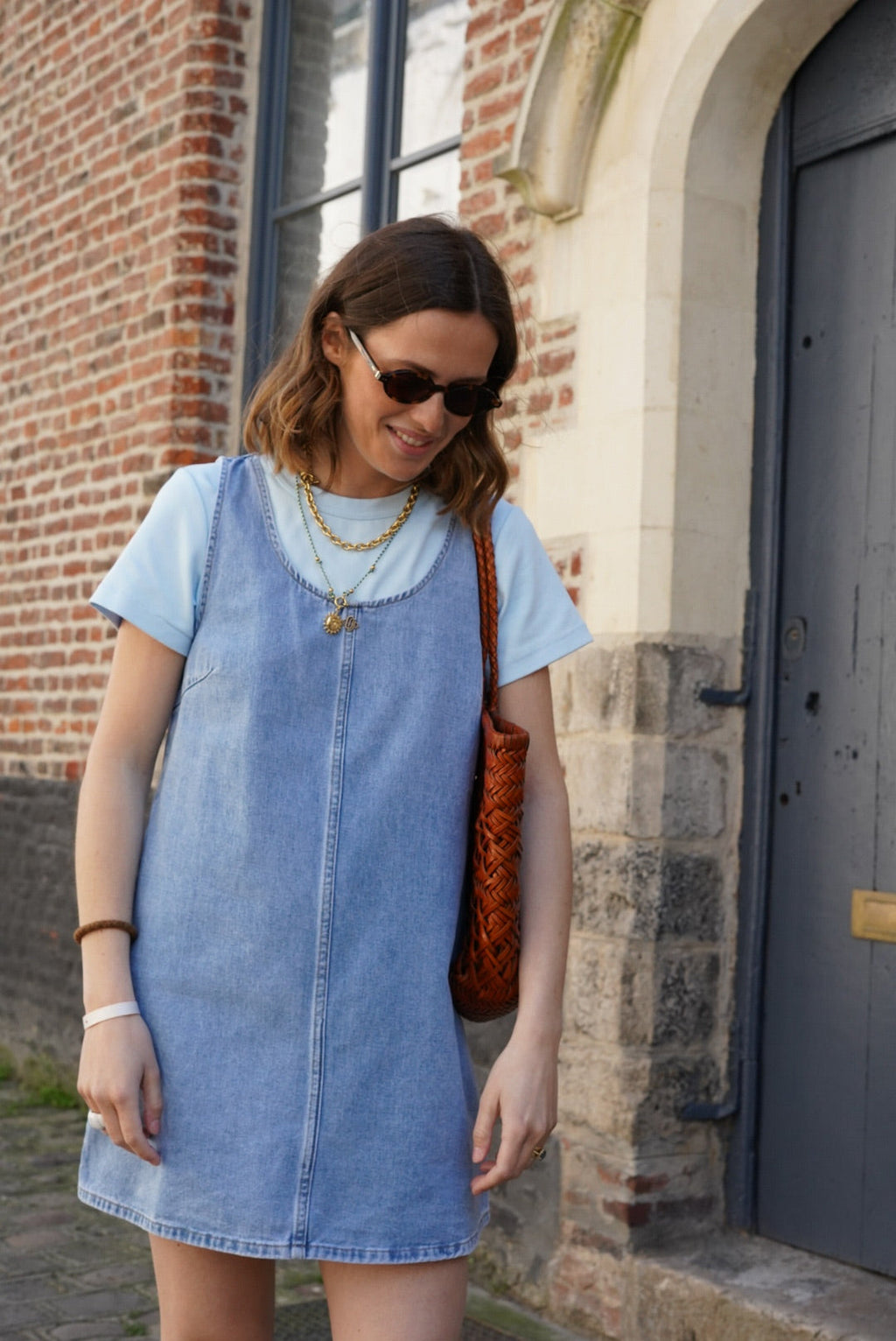 Ruby Denim Short Dress
