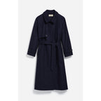 Dexter Trench Coat - Navy & Black