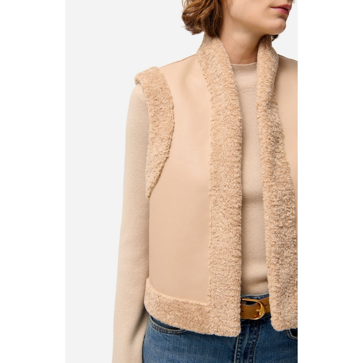 Gilet Daman - Biscuit