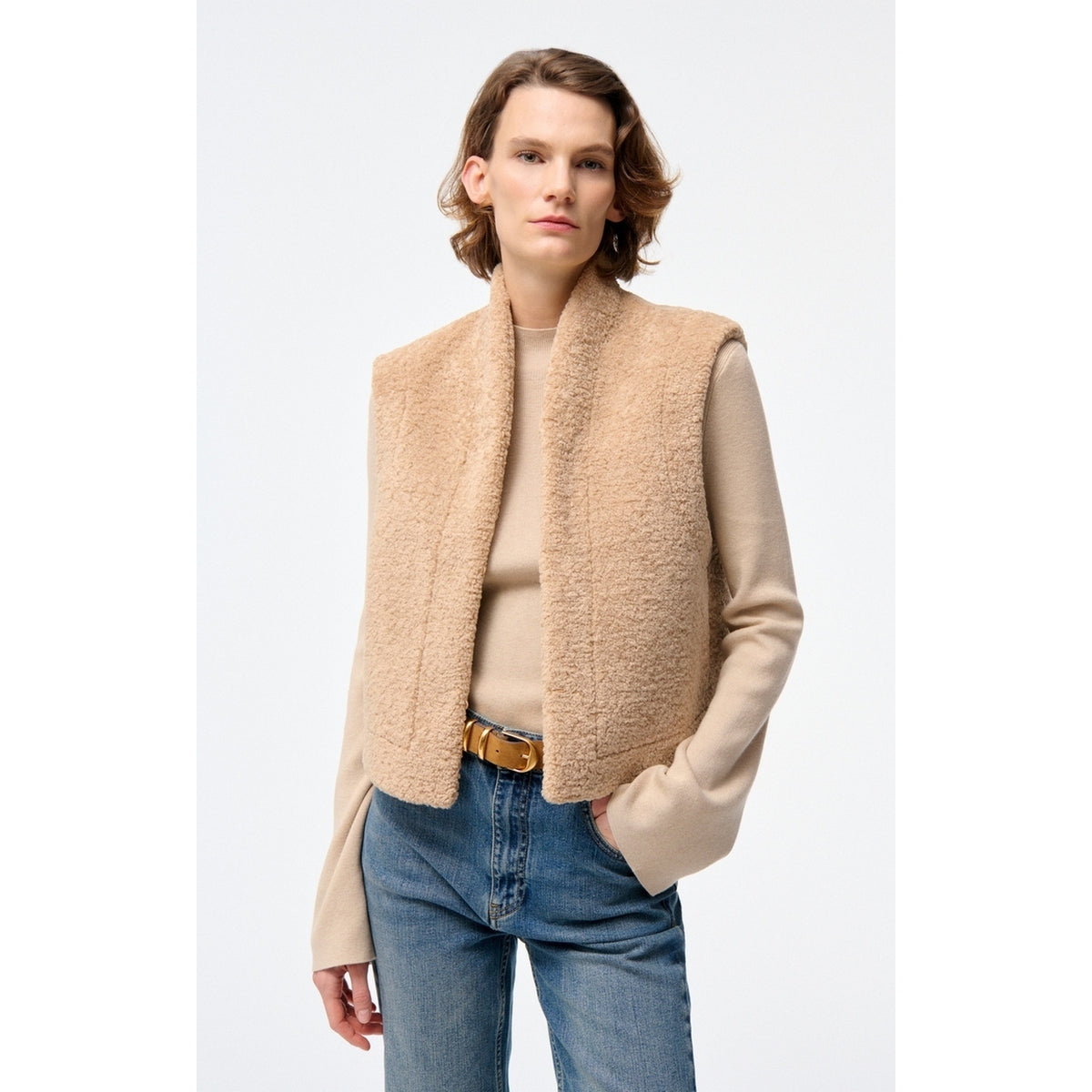 Gilet Daman - Biscuit