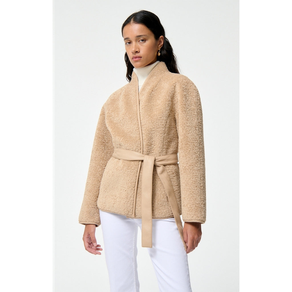 Blouson Ml Fur - Biscuit