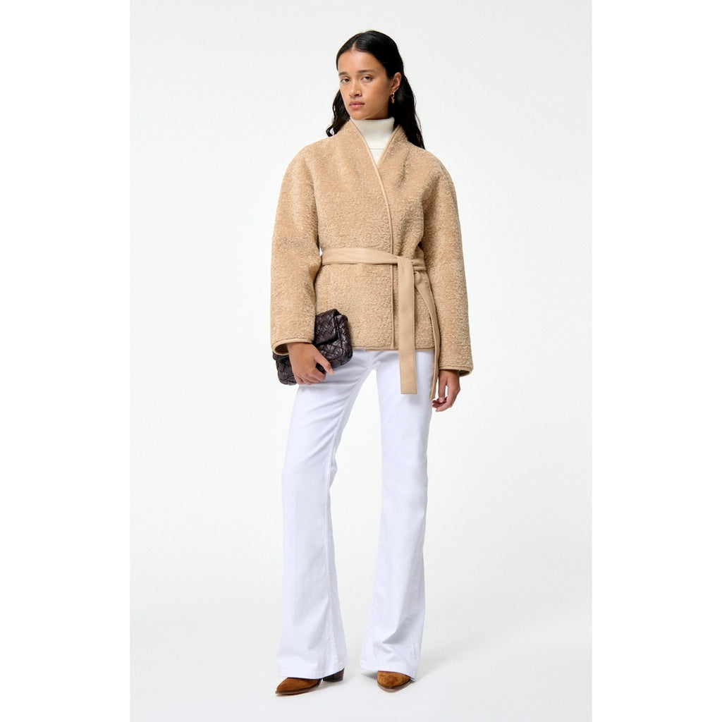 Blouson Ml Fur - Biscuit