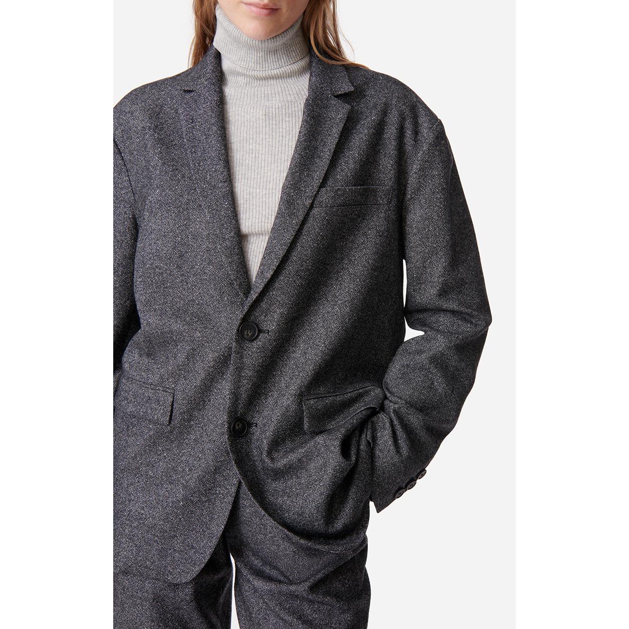 Daria Jacket - Anthracite Chine