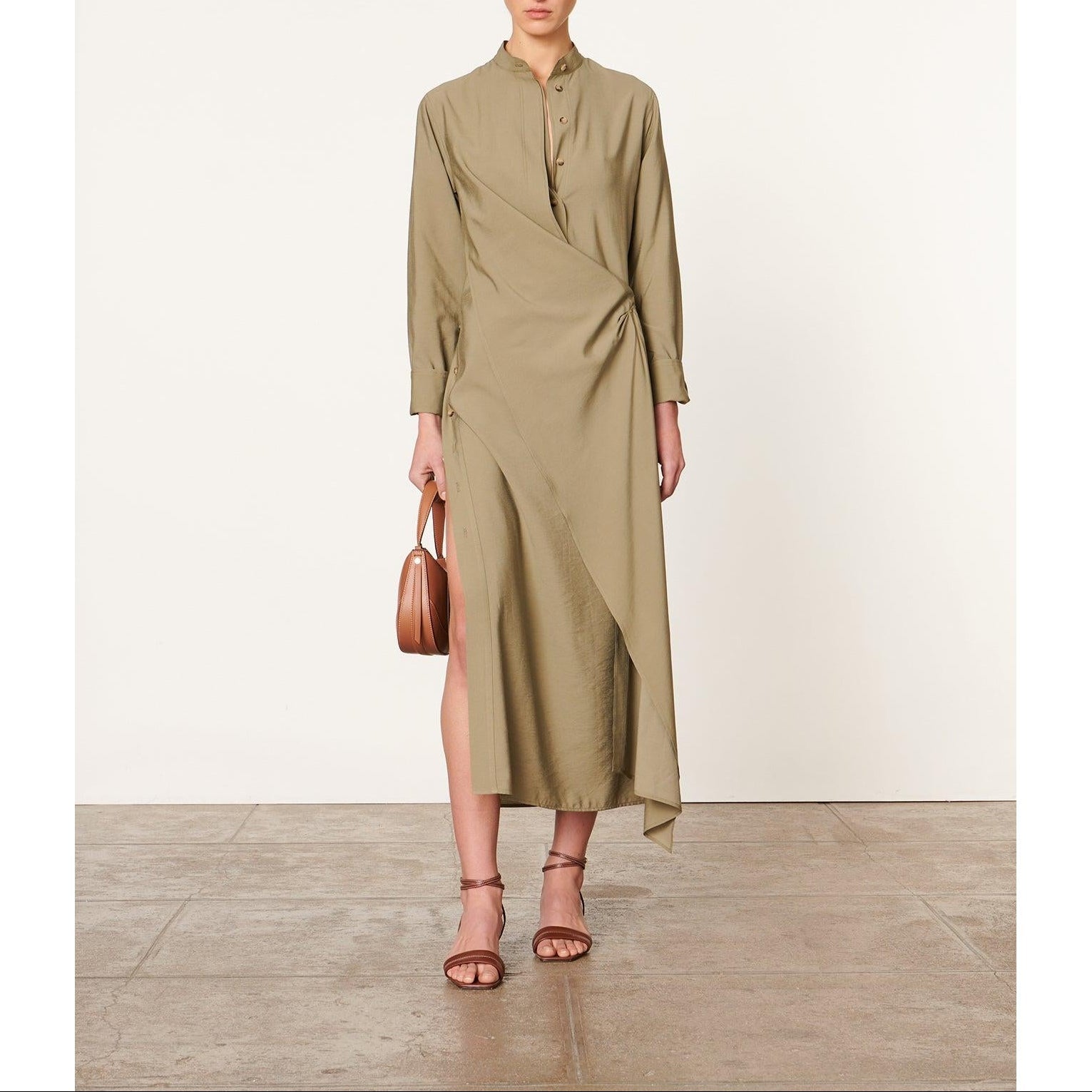 Dolmen Dress - Khaki