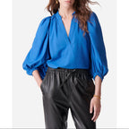 Blouse Bell - Bleu