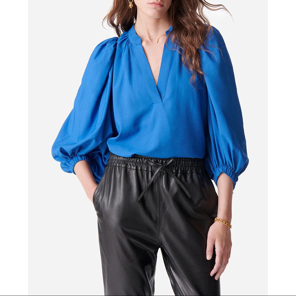 Blouse Bell - Bleu