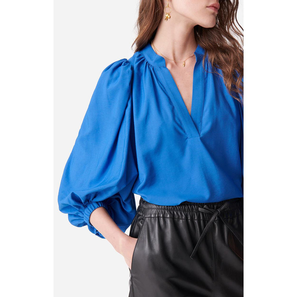 Blouse Bell - Bleu