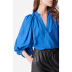 Blouse Bell - Bleu
