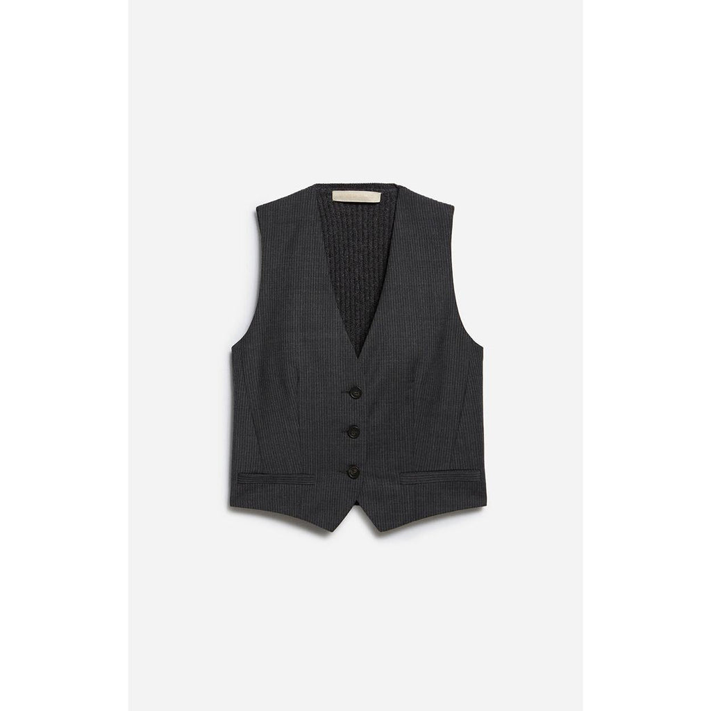 Denso Suit Waistcoat - Anthracite Marl