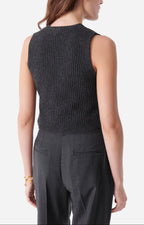 Denso Suit Waistcoat - Anthracite Marl