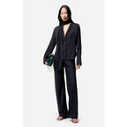 Long-Sleeved Filipina Shirt - Black