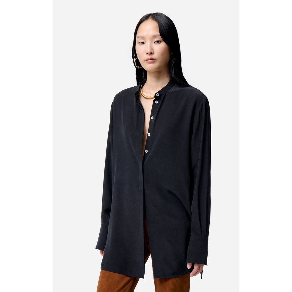 Feline Long-Sleeved Shirt - Black