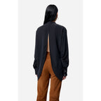 Feline Long-Sleeved Shirt - Black