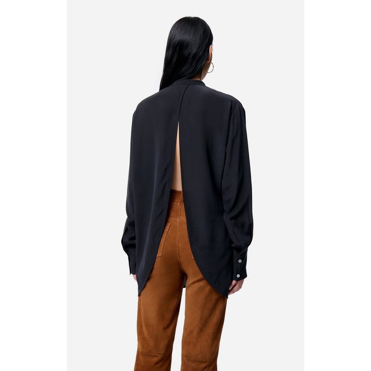Feline Long-Sleeved Shirt - Black