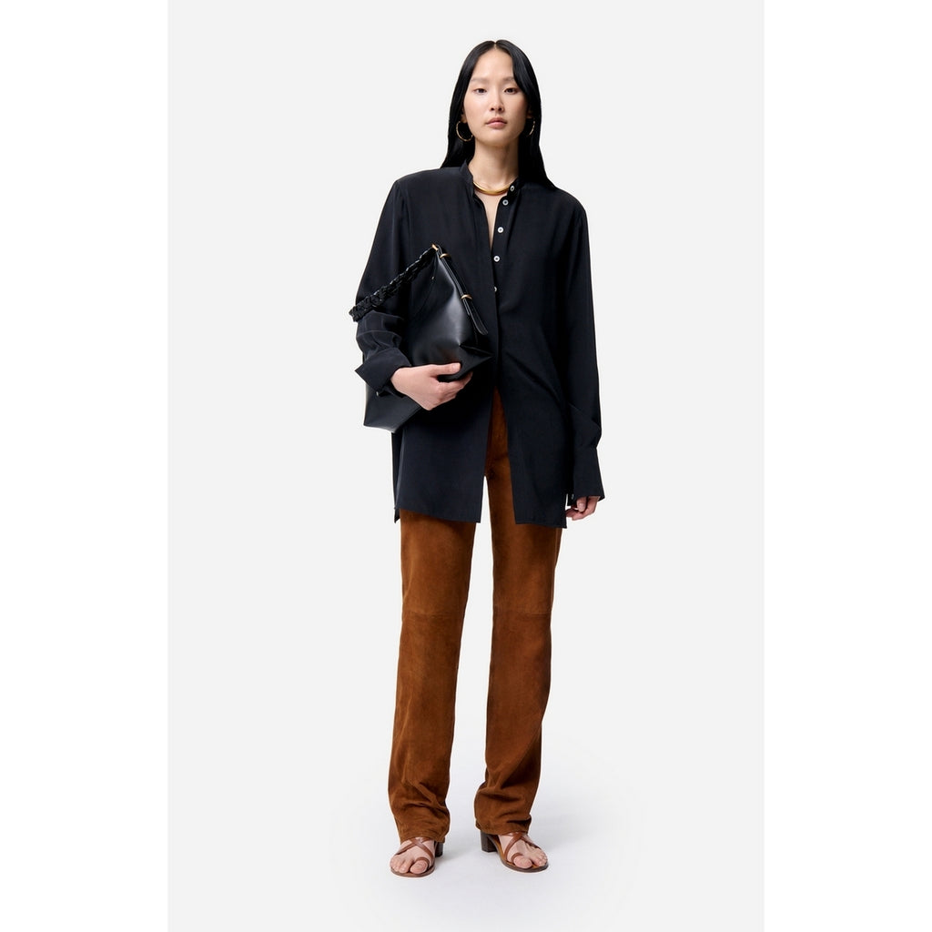 Feline Long-Sleeved Shirt - Black