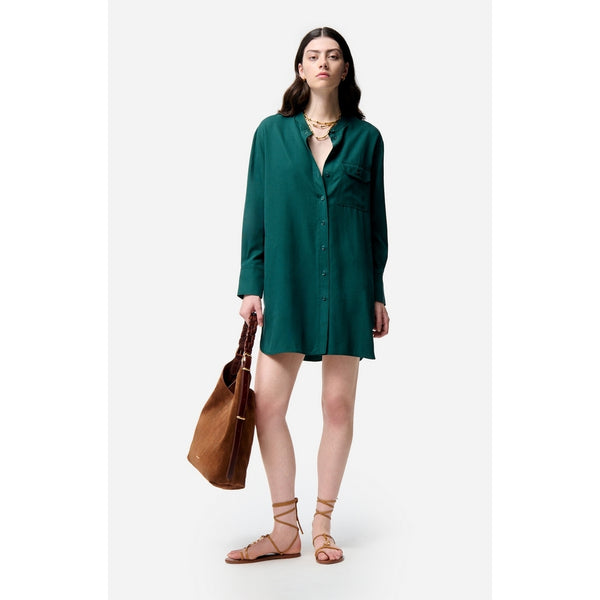 Kleid ML Dao – Pfauengrün
