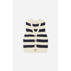 Gilet Dounya - Ecru & Marine