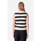 Gilet Dounya - Ecru & Marine