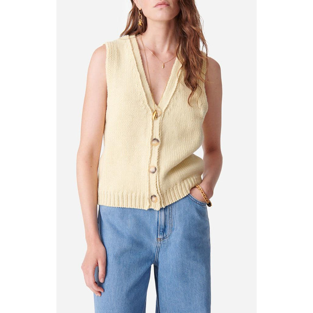 Sleeveless Cardigan Dounya - Citrus