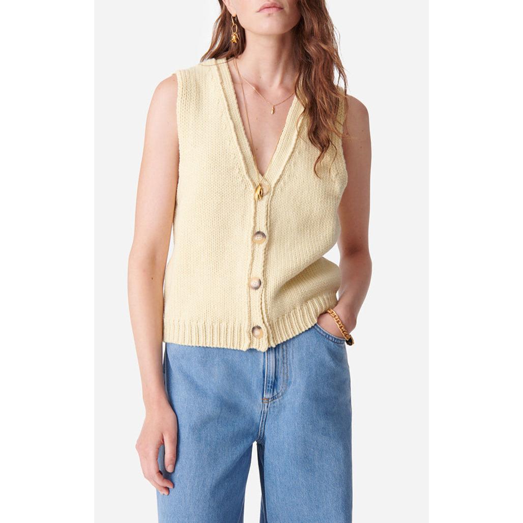 Sleeveless Cardigan Dounya - Citrus
