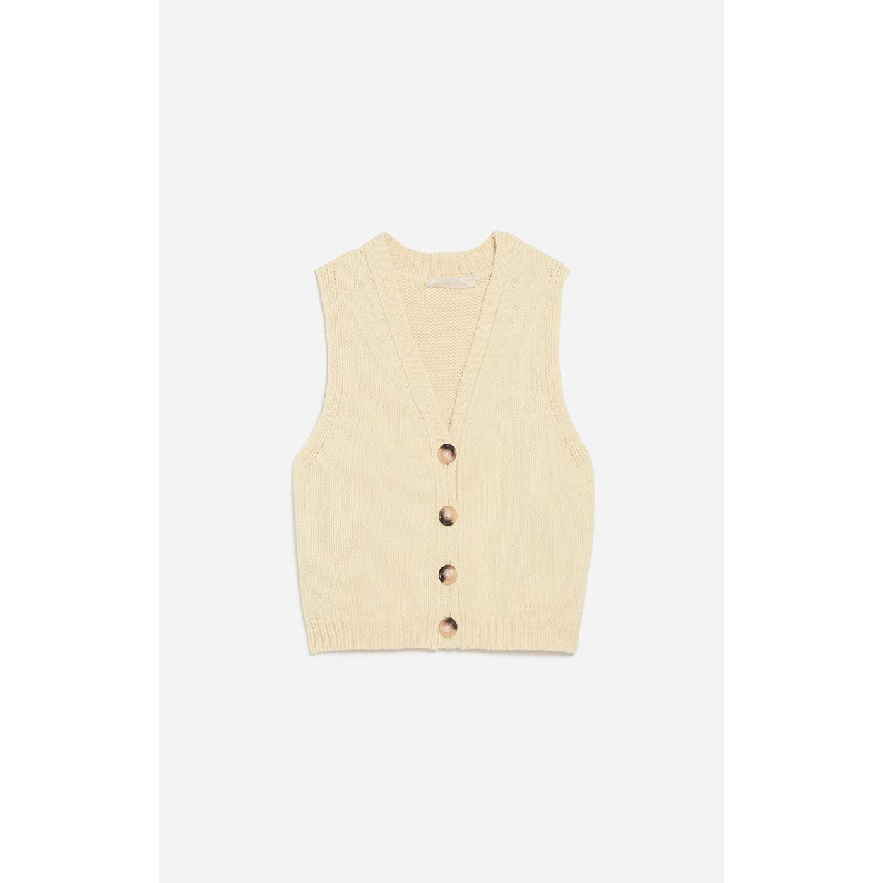 Sleeveless Cardigan Dounya - Citrus
