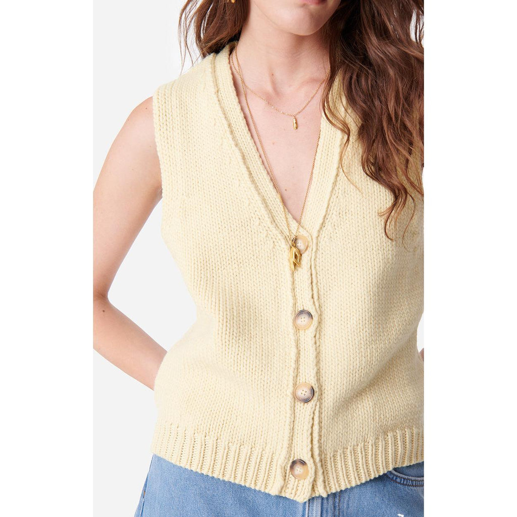 Sleeveless Cardigan Dounya - Citrus