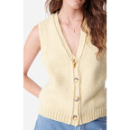 Sleeveless Cardigan Dounya - Citrus