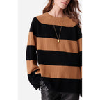 Dania Jumper - Cinnamon & Black