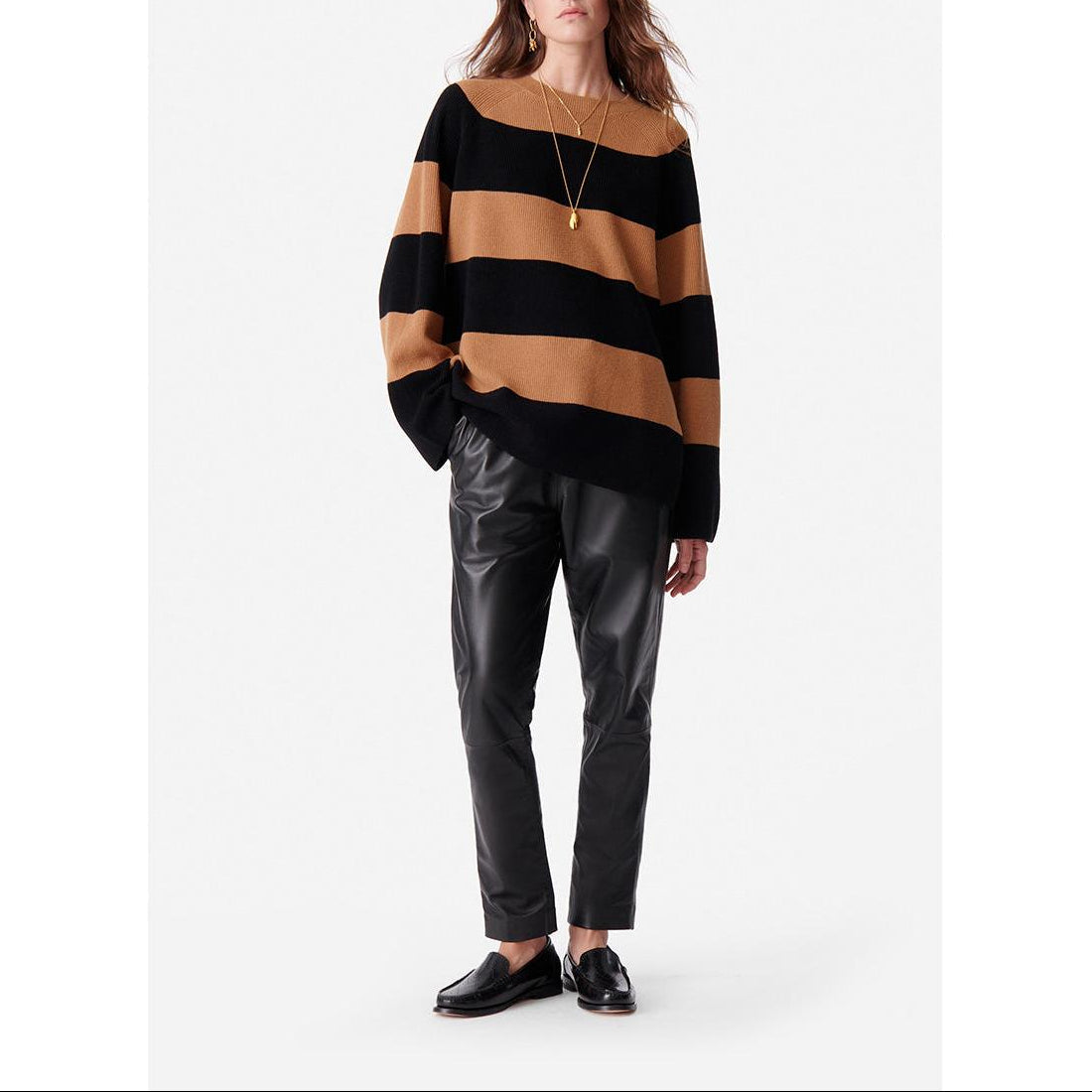 Dania Jumper - Cinnamon & Black