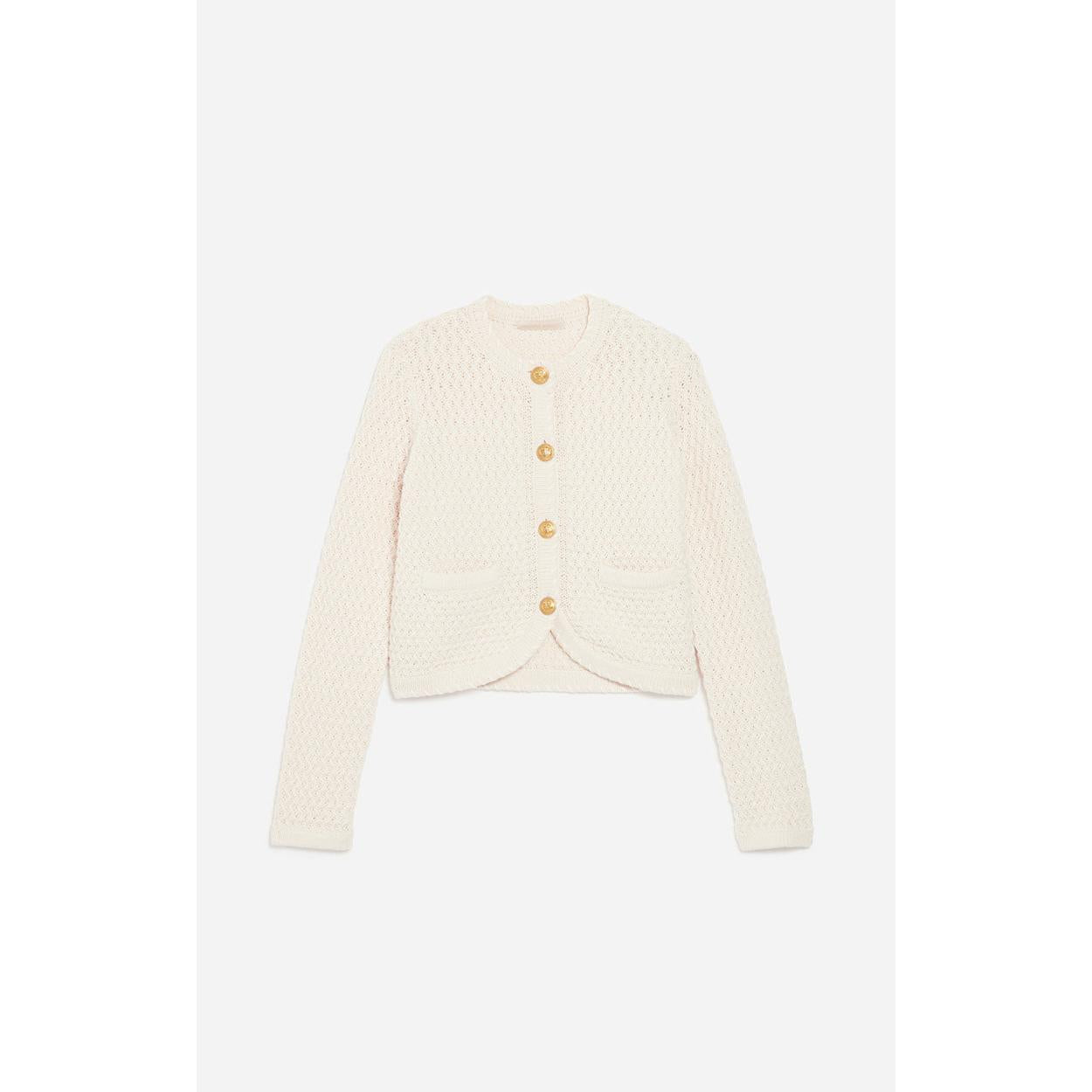Dorina Cardigan - Ecru