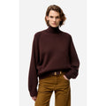 Pull Col Montant Frene - Chocolat