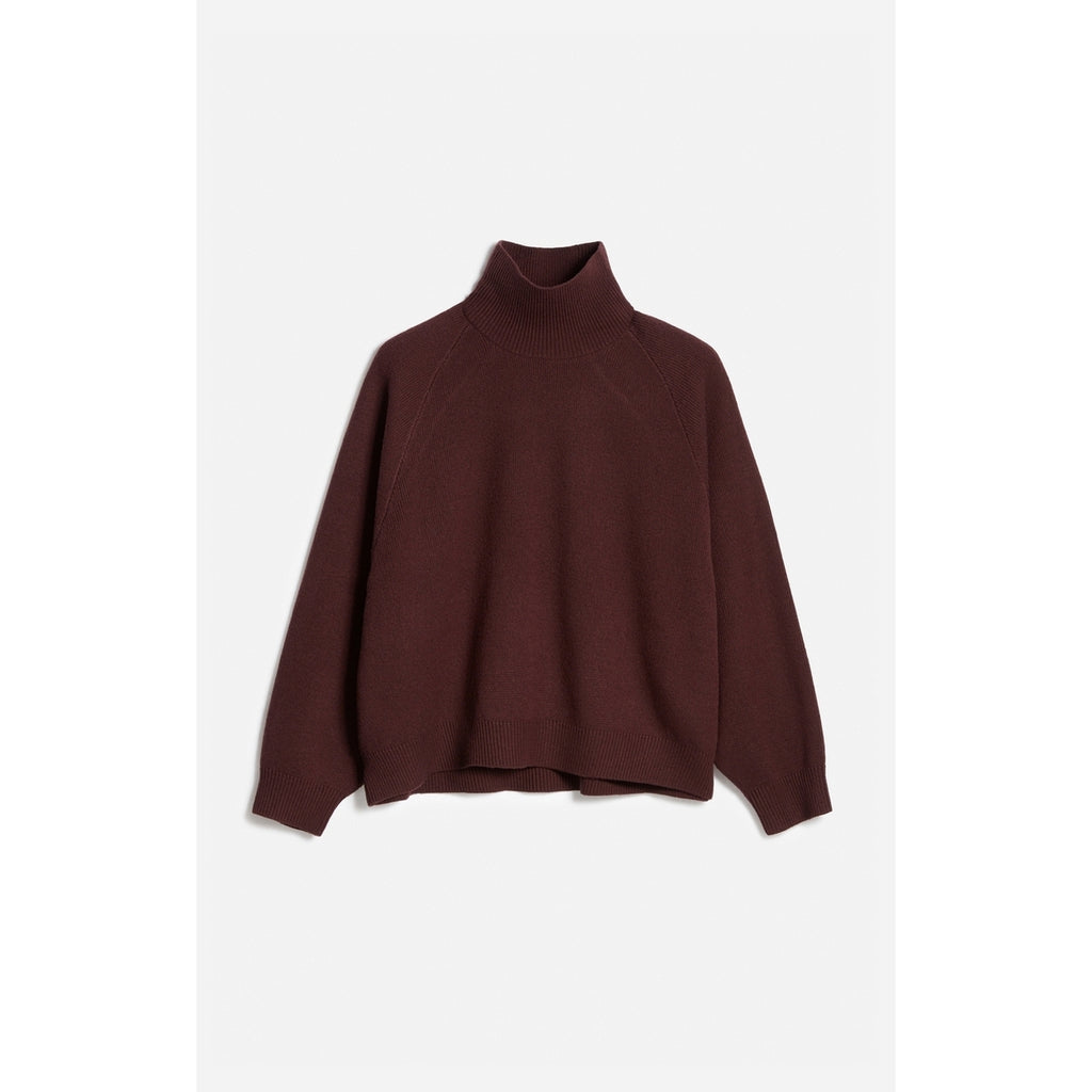 Pull Col Montant Frene - Chocolat