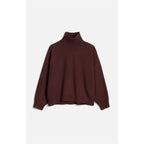 Pull Col Montant Frene - Chocolat