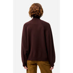 Pull Col Montant Frene - Chocolat