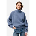 Pull Col Montant Frene - Denim