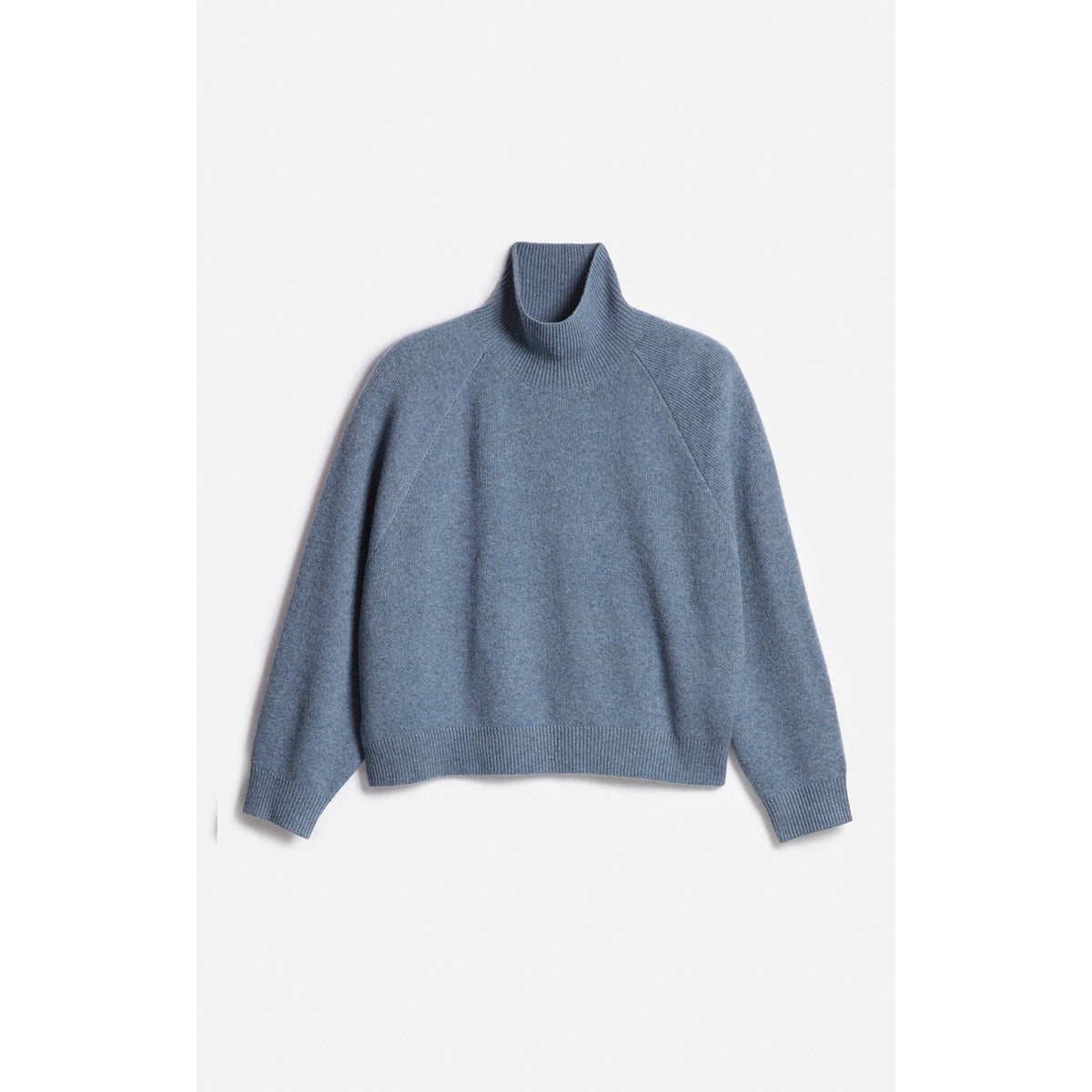 Pull Col Montant Frene - Denim