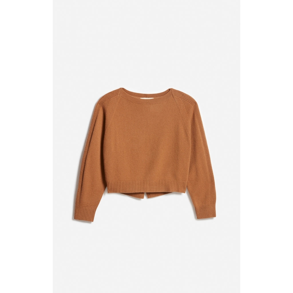 Pull Col Rond Divina - Camel