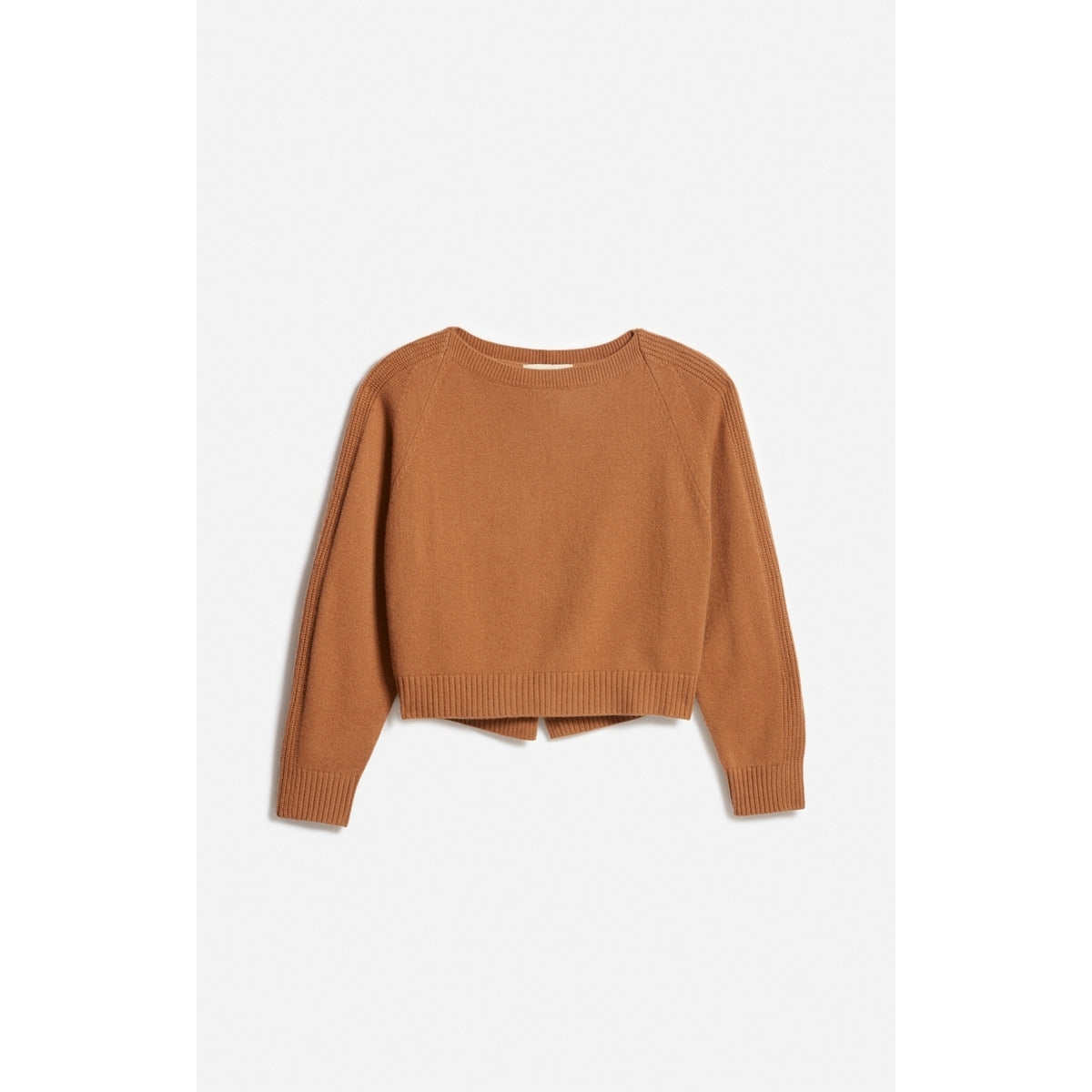 Pull Col Rond Divina - Camel