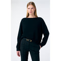 Pull Col Rond Divina - Noir