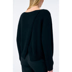 Pull Col Rond Divina - Noir