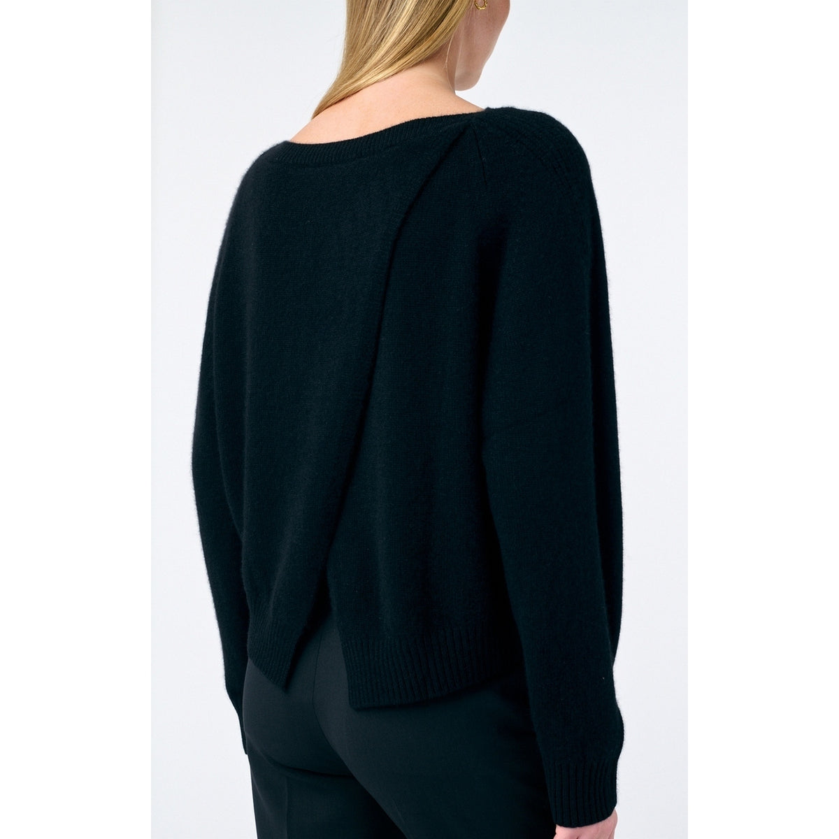 Pull Col Rond Divina - Noir