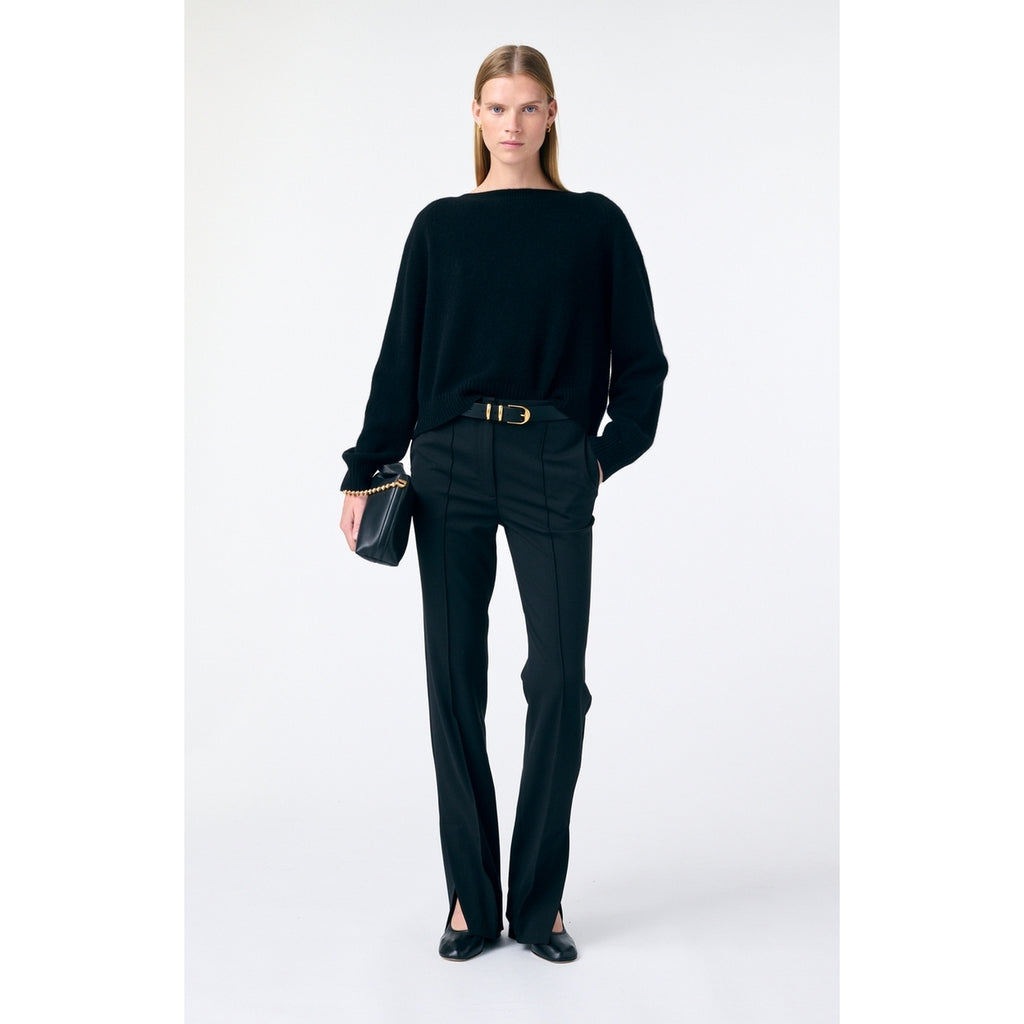 Pull Col Rond Divina - Noir