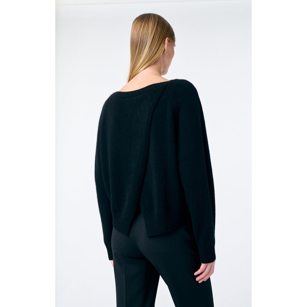 Pull Col Rond Divina - Noir