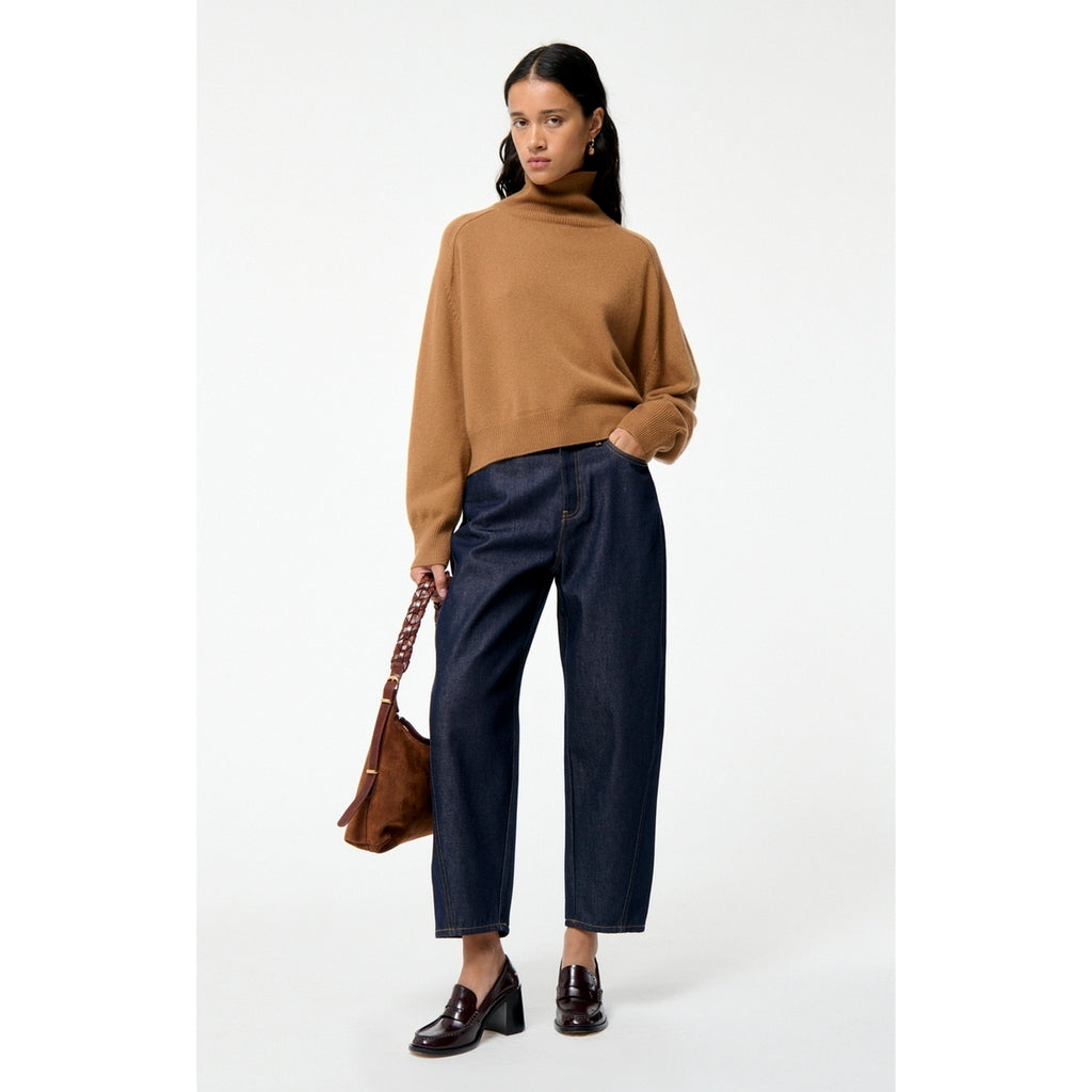 Pull Col Montant Dolmia - Camel