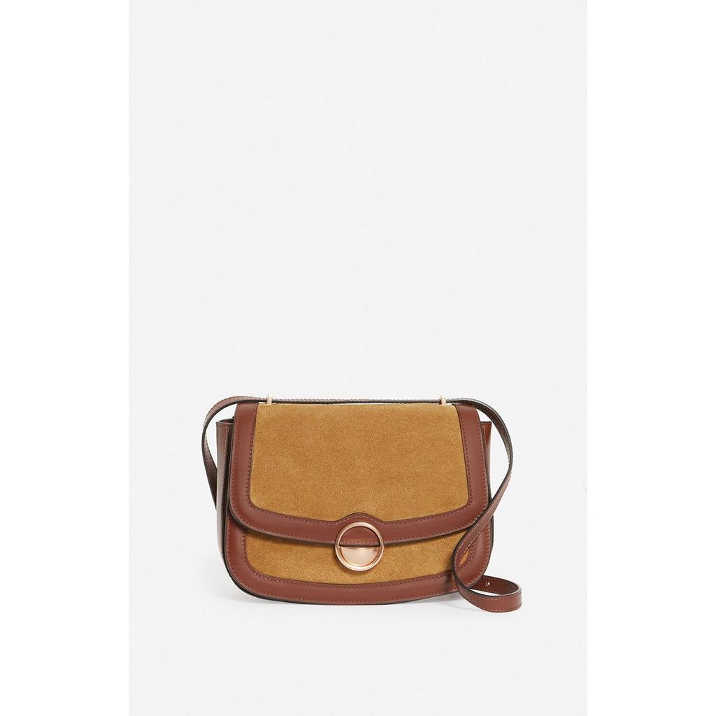 Large Romy Flap Bag - Hazelnut & Caramel