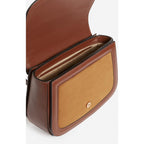 Large Romy Flap Bag - Hazelnut & Caramel